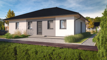 [Bungalov 4+KK, pohled z ulice]