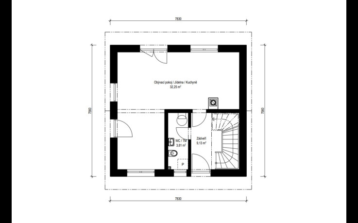 Dřevostavba Festivo 1-84