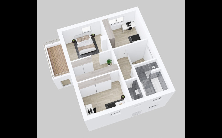 Dřevostavba Vita 2-145