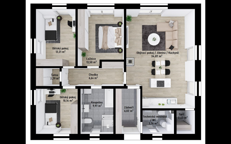 Dřevostavba Rapido 3-102