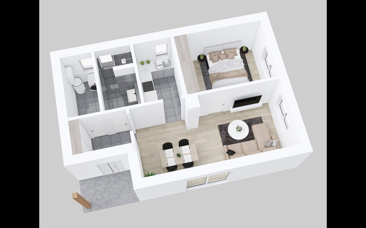 Dřevostavba Easy 4-50