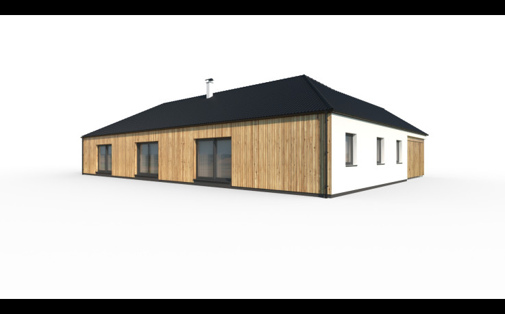 Dřevostavba Individuální bungalov