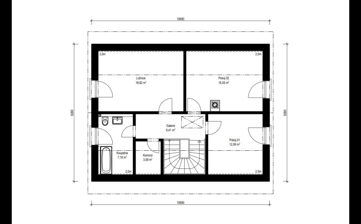 Dřevostavba Spring 3-134