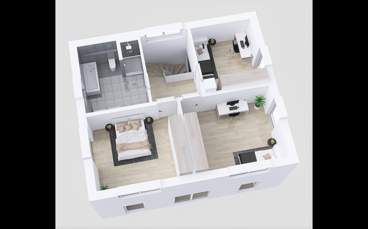 Dřevostavba Spring 2-125