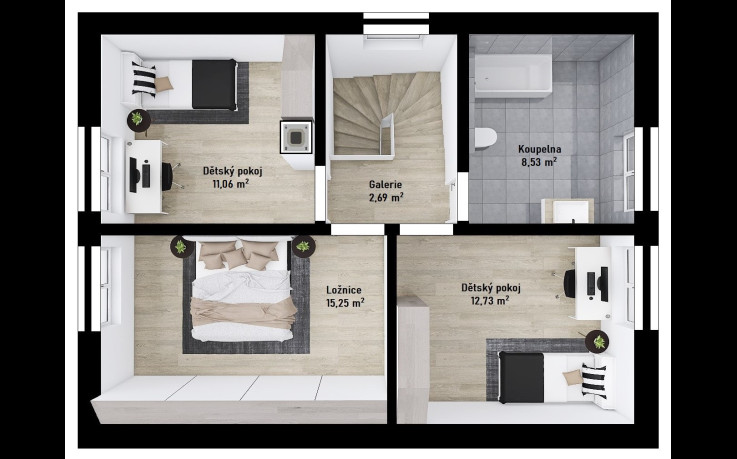 Dřevostavba Festivo 3-105