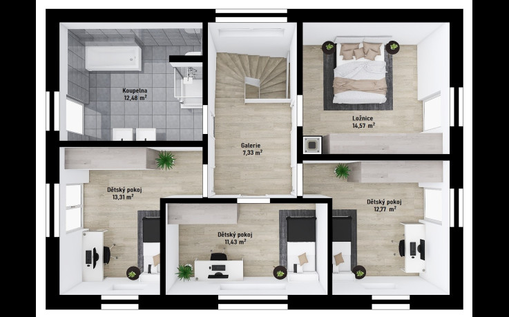 Dřevostavba Spring 4-150