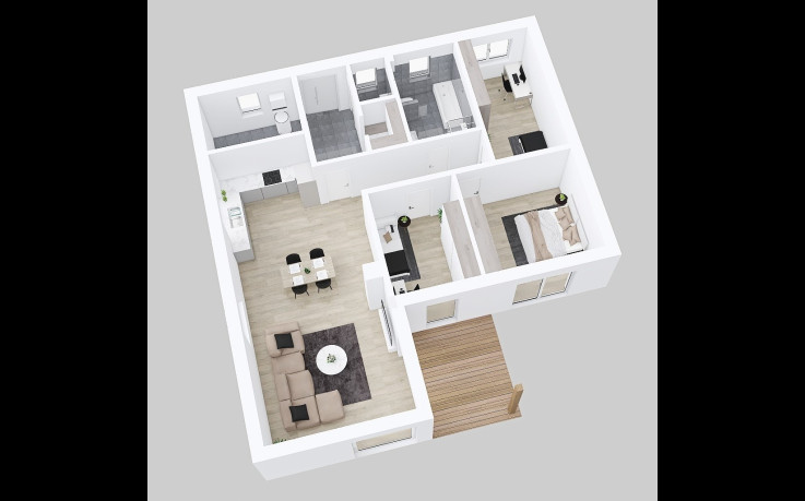 Dřevostavba Madera 3-107