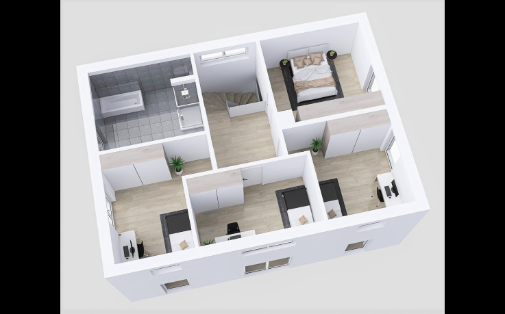 Dřevostavba Spring 4-150