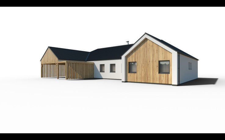 Dřevostavba Individuální bungalov