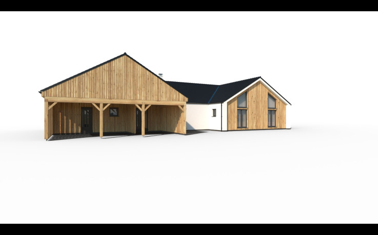 Dřevostavba Individuální bungalov