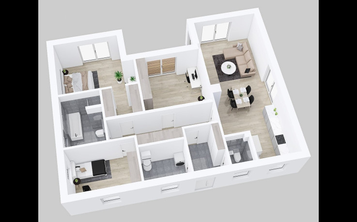 Dřevostavba Lucky 2-110