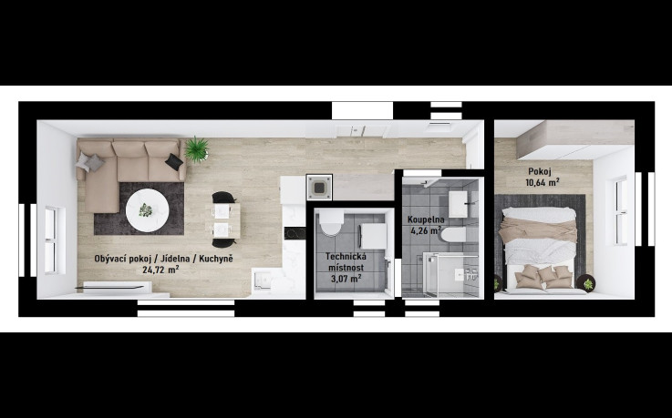 Dřevostavba Easy 3-43