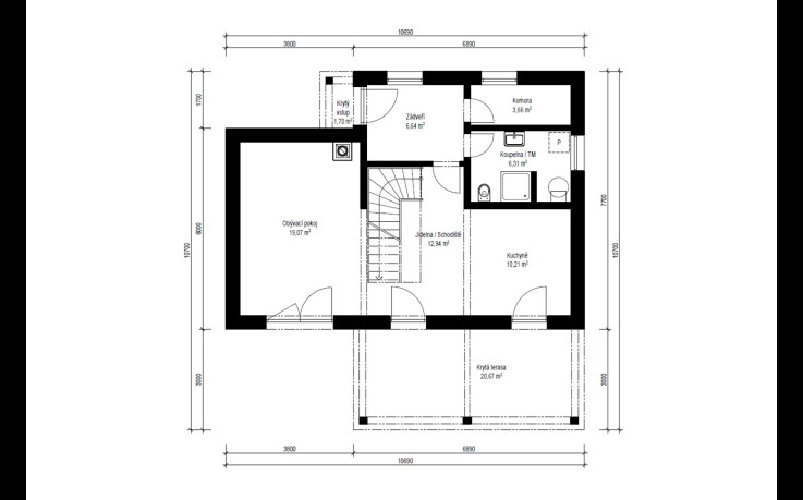 Dřevostavba Vita 1-112