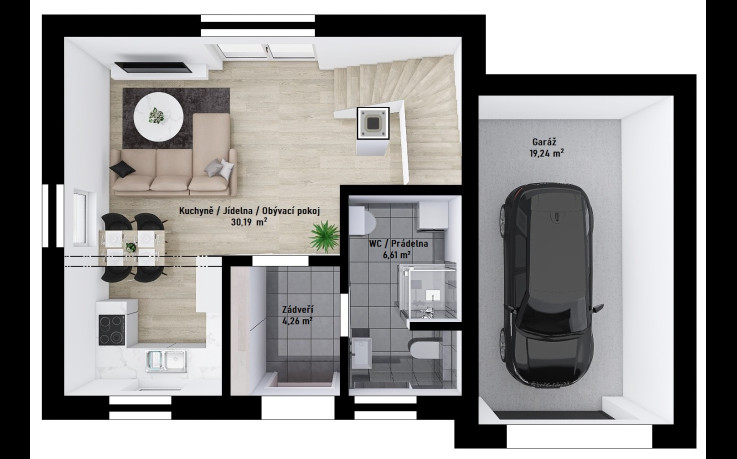 Dřevostavba Skywood 1-115