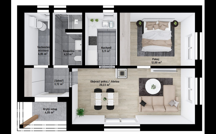 Dřevostavba Easy 4-50