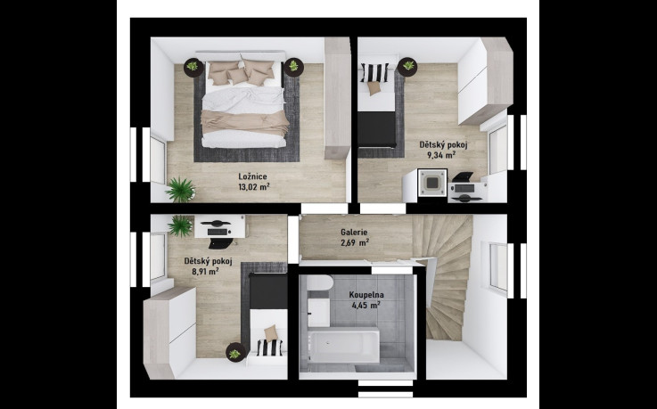 Dřevostavba Festivo 1-84