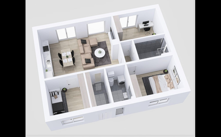 Dřevostavba Rapido 2-81