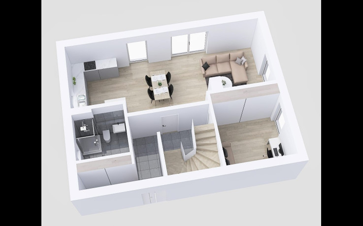 Dřevostavba Spring 3-134