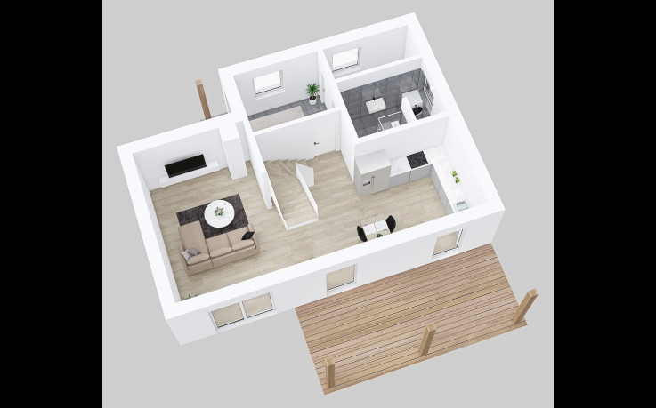 Dřevostavba Vita 1-112