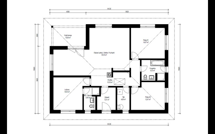 Dřevostavba Rio 3-112