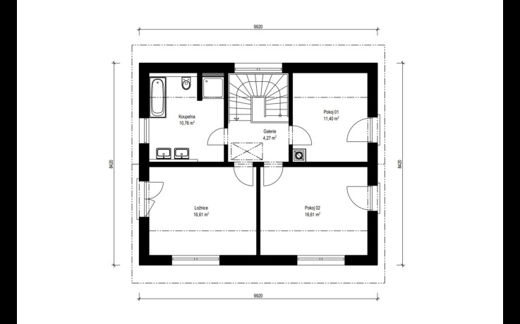 Dřevostavba Spring 2-125