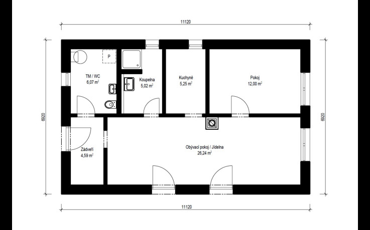 Dřevostavba Easy 5-59