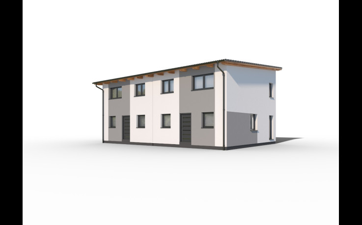 Dřevostavba Duo 2-210