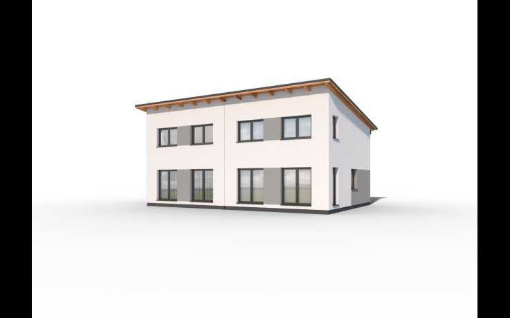 Dřevostavba Duo 2-210