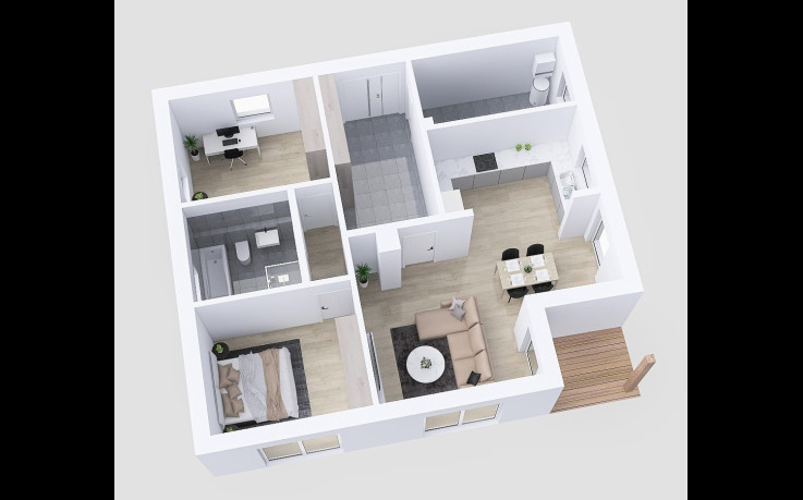 Dřevostavba Rio 1-85