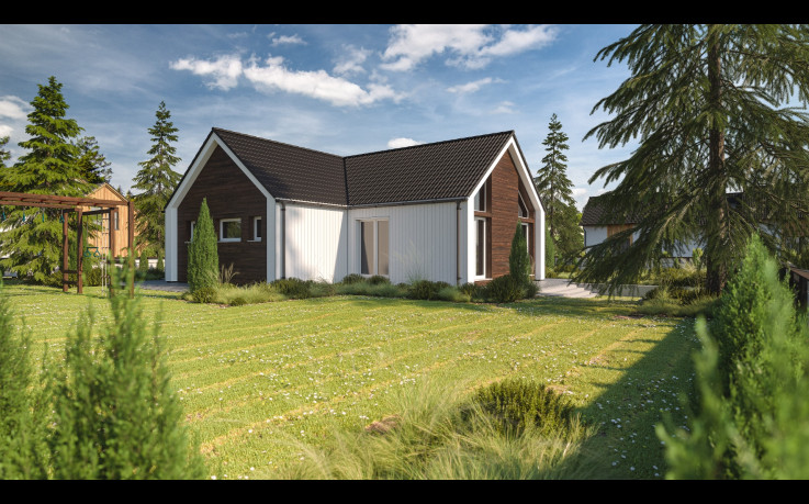 Dřevostavba Scandic 3-126