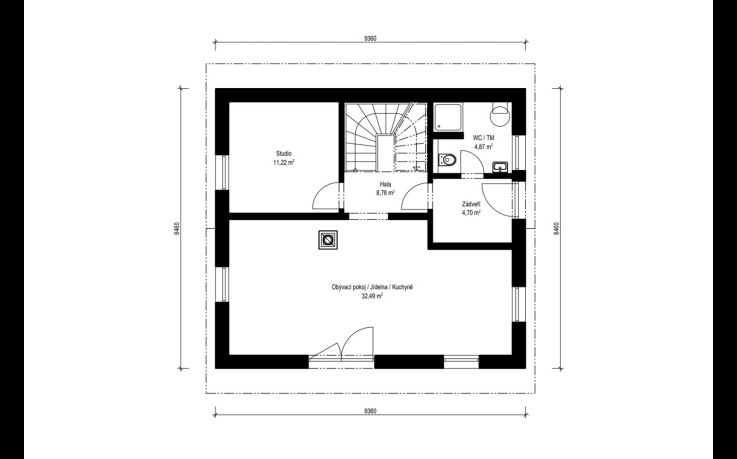 Dřevostavba Avanti 1-118