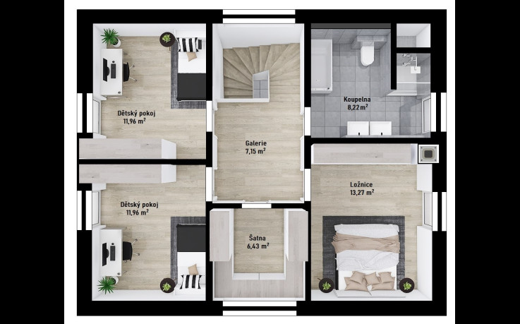 Dřevostavba Skywood 2-126