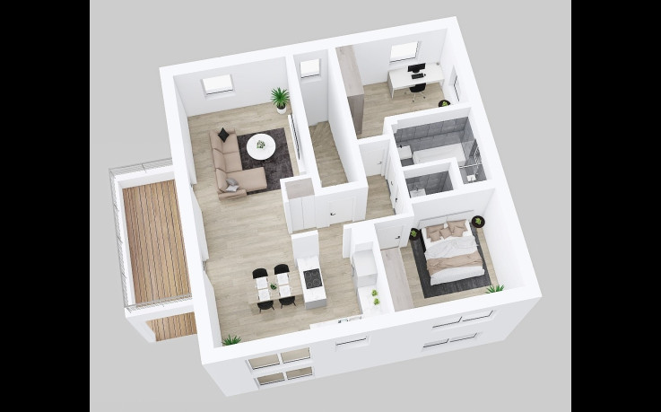 Dřevostavba Genera 1-155