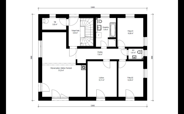 Dřevostavba Genera 3-191