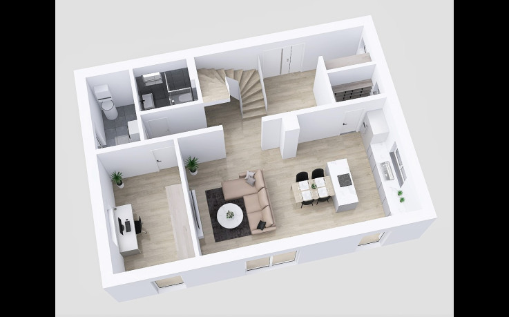 Dřevostavba Spring 4-150