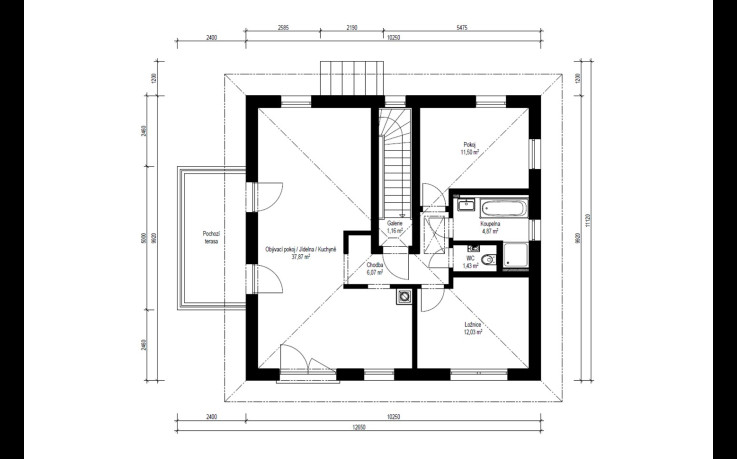 Dřevostavba Genera 1-155