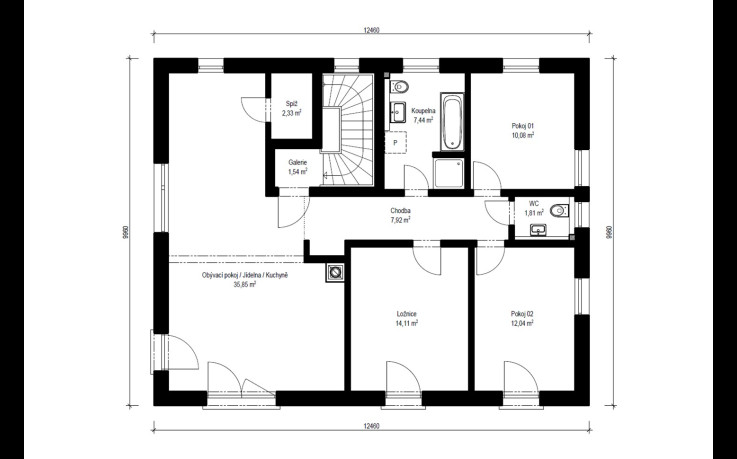 Dřevostavba Genera 3-191