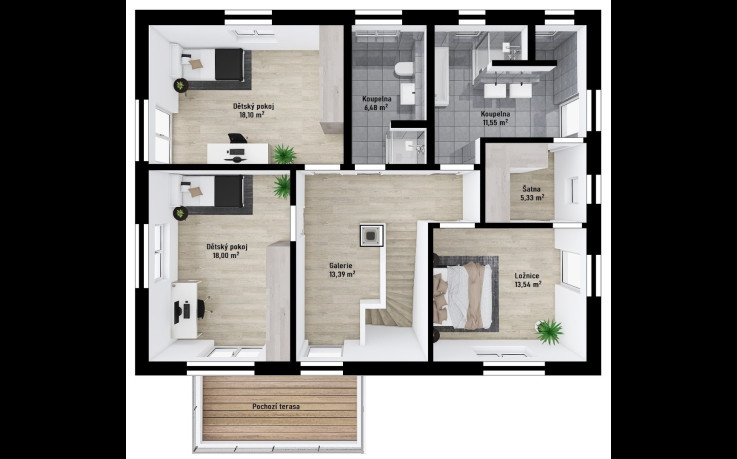 Dřevostavba Genera 2-176