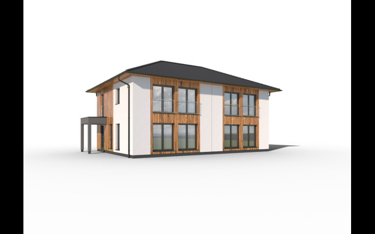 Dřevostavba Duo 3-227