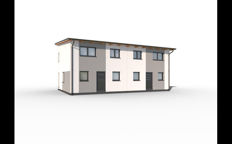 Dřevostavba Duo 2-210