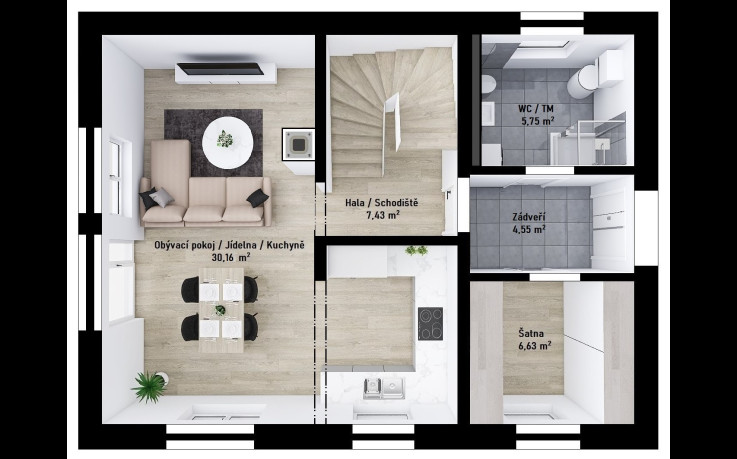 Dřevostavba Festivo 3-105