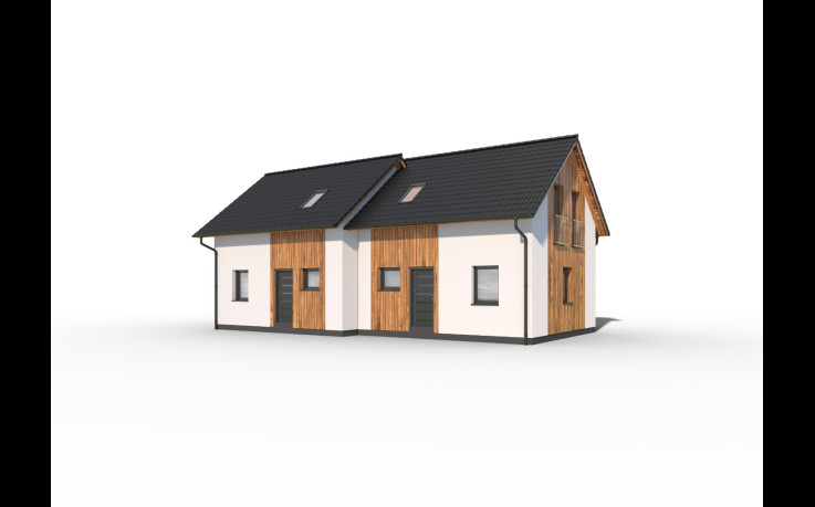 Dřevostavba Duo 1-153