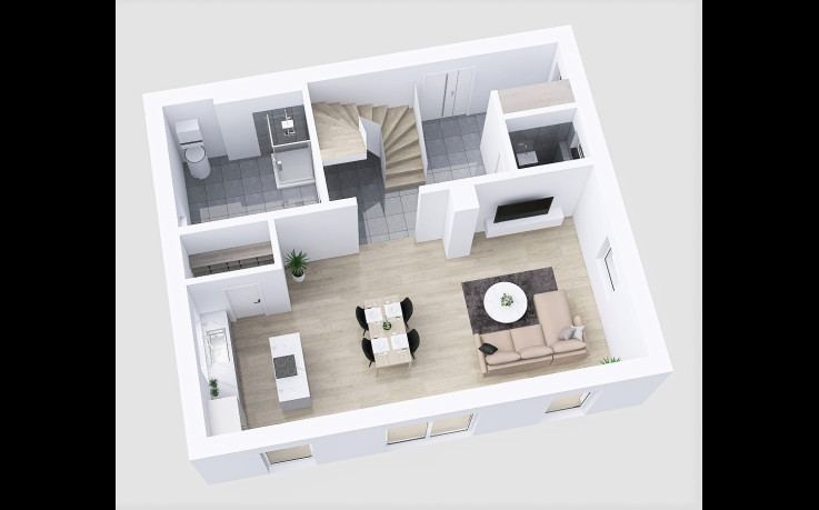 Dřevostavba Spring 2-125