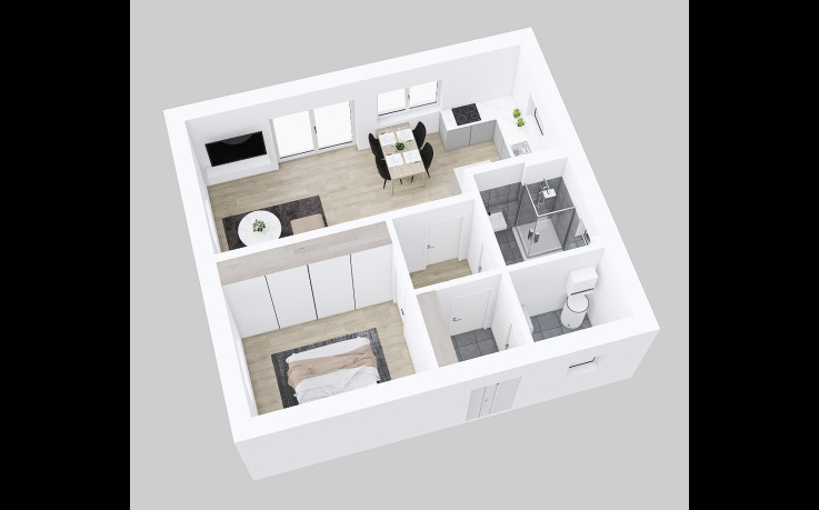 Dřevostavba Individuální bungalov