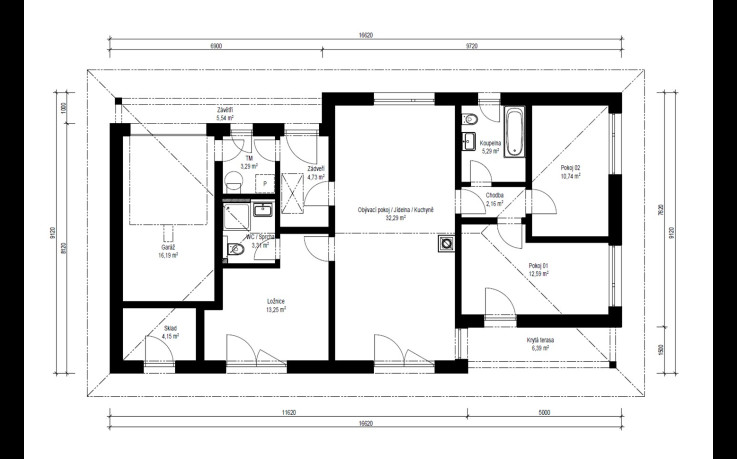 Dřevostavba Instinkt 1-108