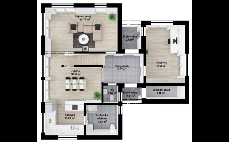 Dřevostavba Jubilée 3-167
