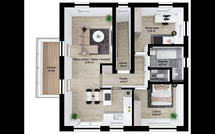 Dřevostavba Genera 1-155