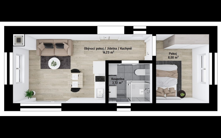 Dřevostavba Easy 2-28