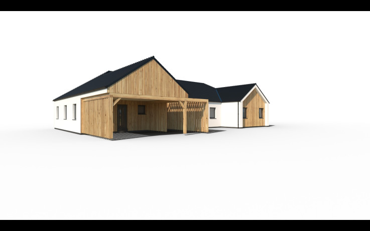 Dřevostavba Individuální bungalov