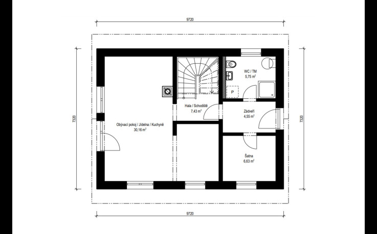 Dřevostavba Festivo 3-105